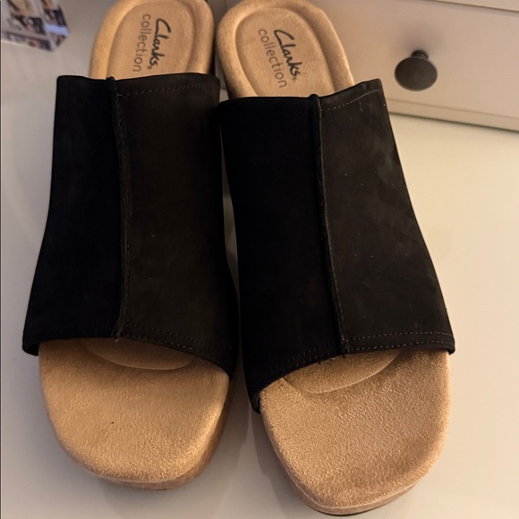 ♥️Clarks Collection Leather Wedge♥️ - Picture 7 of 8